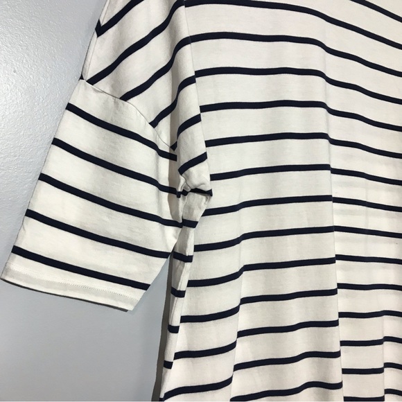 2for$20 Jacob Blue and White Stripes Short Sleeve Large - Picture 2 of 7